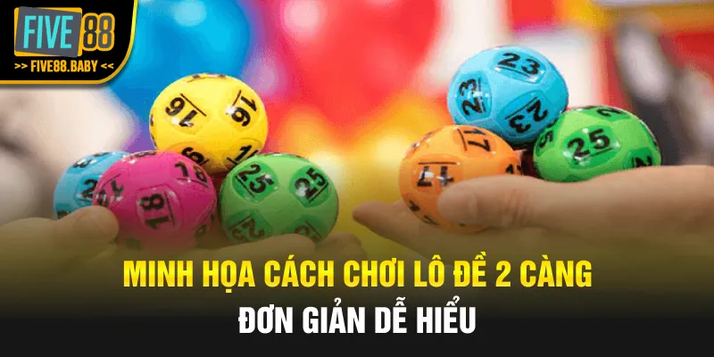 Minh họa cách chơi lô đề 2 càng đơn giản dễ hiểu
